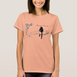 女性の把握性T Tシャツ
