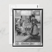 女性の投票！ ポストカード (正面/裏面)