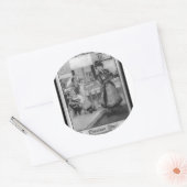 女性の投票！ ラウンドシール (封筒)