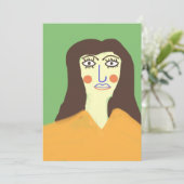 女性の抽象芸術 シーズンカード (スタンド正面)