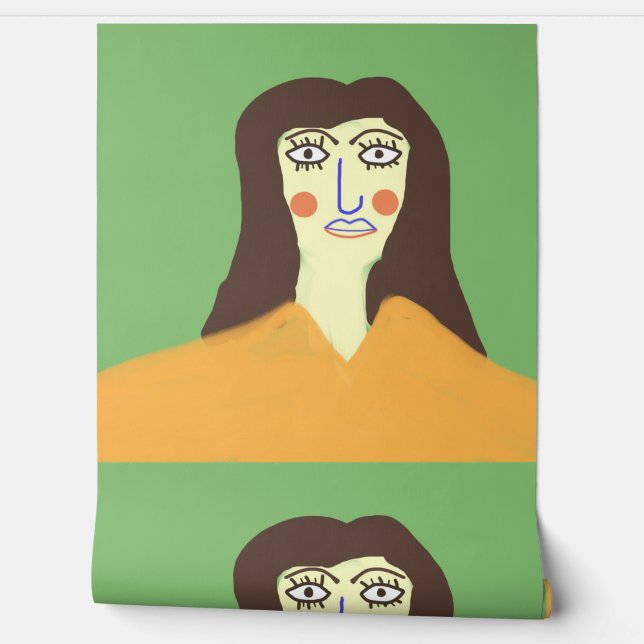 女性の抽象芸術 壁紙 (ほどく)