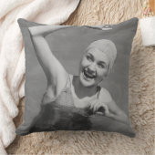 女性の振ること クッション (ブランケット)