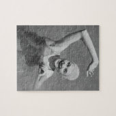 女性の振ること ジグソーパズル (横)