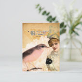 女性の推測 ポストカード (スタンド正面)