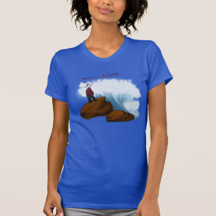 女性の救助者のTシャツ Tシャツ