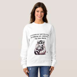 女性の新年の決おもしろい議 スウェットシャツ