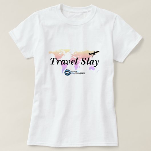 女性の旅行はTシャツを殺害します Tシャツ (デザイン正面)