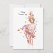 女性の日おめでとう シーズンカード (正面)