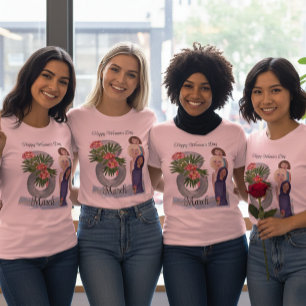 女性の日におすすめのピンクTシャツ 3月8日 Tシャツ