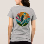 女性の日のギフトベラ+キャンバス トライブレンドＴシャツ (裏面)