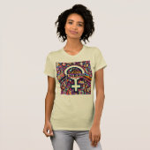 女性の日スリムフィット Tシャツ (正面フル)