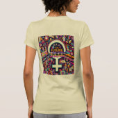 女性の日スリムフィット Tシャツ (裏面)