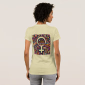 女性の日スリムフィット Tシャツ (裏面フル)