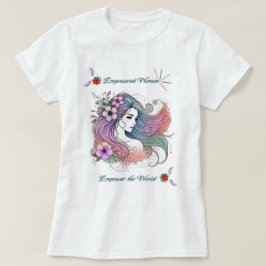 女性の日感動的Tシャツ Tシャツ