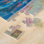 女性の日本のポートレート（藤島武二） ジグソーパズル (側面)