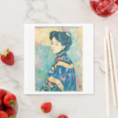 女性の日本のポートレート(藤島武二) スタンダードランチョンナプキン (インサイチュ)