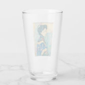 女性の日本のポートレート（藤島武二） タンブラーグラス (裏面)