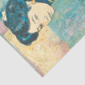 女性の日本のポートレート（藤島武二） 薄葉紙 (詳細)