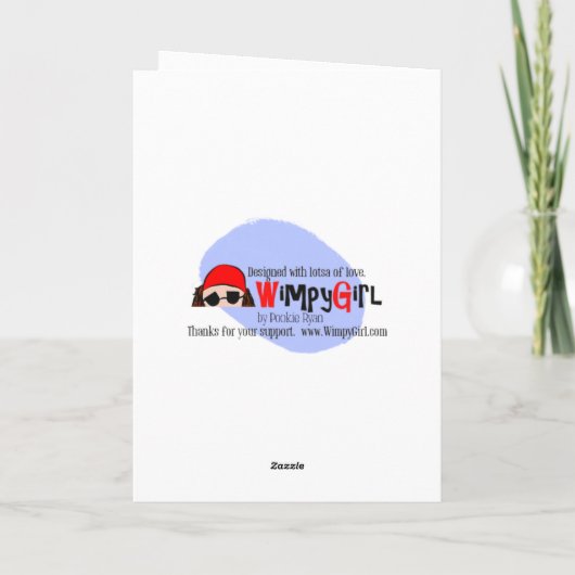 女性の日 カード (裏面)