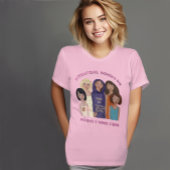 女性の日 | ガールパワー ピンク Tシャツ