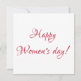 女性の日 ポストカード