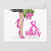 女性の日 ポストカード (正面)