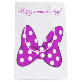 女性の日 ミディアムペーパーバッグ