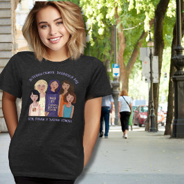 女性の日 | 女性の肖像 ダーク トライブレンドTシャツ