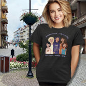 女性の日 | 女性ポートレートダーク トライブレンドＴシャツ