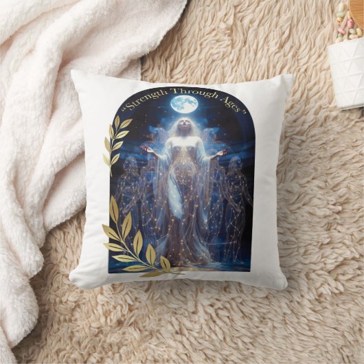 女性の日　時を超える強さ、力づける贈り物 クッション (ブランケット)