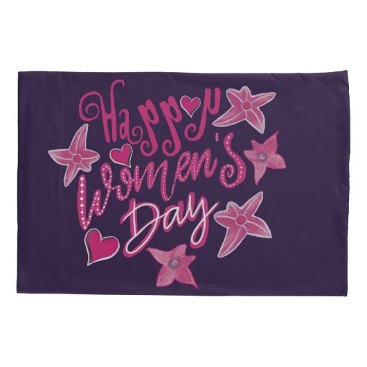 女性の日 枕カバー (裏面)