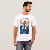 女性の日 海の女家長、娘へのギフト Tシャツ (正面フル)