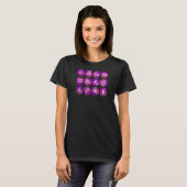 女性の星座占い 占星術 ホロスコープ 女性 ティーン Tシャツ (正面フル)