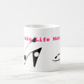 女性の最新のファッションの靴 コーヒーマグカップ (中央)