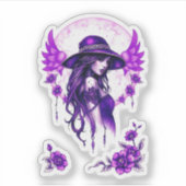 女性の本質:恵み、強み、美しい シール (正面)