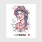 女性の本質:恵み、強み、美しい シール (シート)