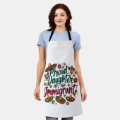 女性の権利と不当なフェミニズムを支持 エプロン (着用した状態)