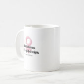女性の権利の引用が面白い コーヒーマグカップ (正面左)