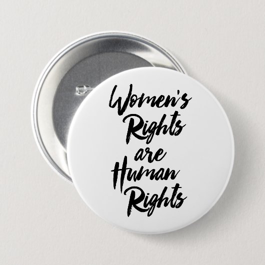 女性の権利は人権です 缶バッジ (正面&裏面)