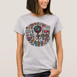 女性の権利は人権です Tシャツ