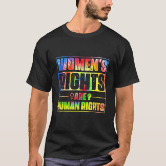 女性の権利は人権です Tシャツ