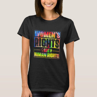 女性の権利は人権です Tシャツ