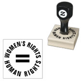 女性の権利は人権と同等のフェミニスト ラバースタンプ (押印)