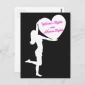 女性の権利は人権はがき ポストカード (正面/裏面)