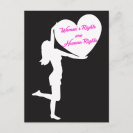 女性の権利は人権はがき ポストカード
