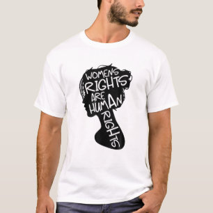 女性の権利は人権フェミニズムのプロ・チョイス Tシャツ