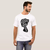 女性の権利は人権フェミニズムのプロ・チョイス Tシャツ (正面フル)