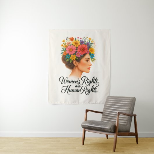 女性の権利は人権フローラの強化 タペストリー (インサイチュ)