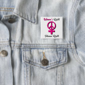 女性の権利は人権ボタンです 缶バッジ (インサイチュ)