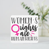 女性の権利は人権 (スタンド正面)